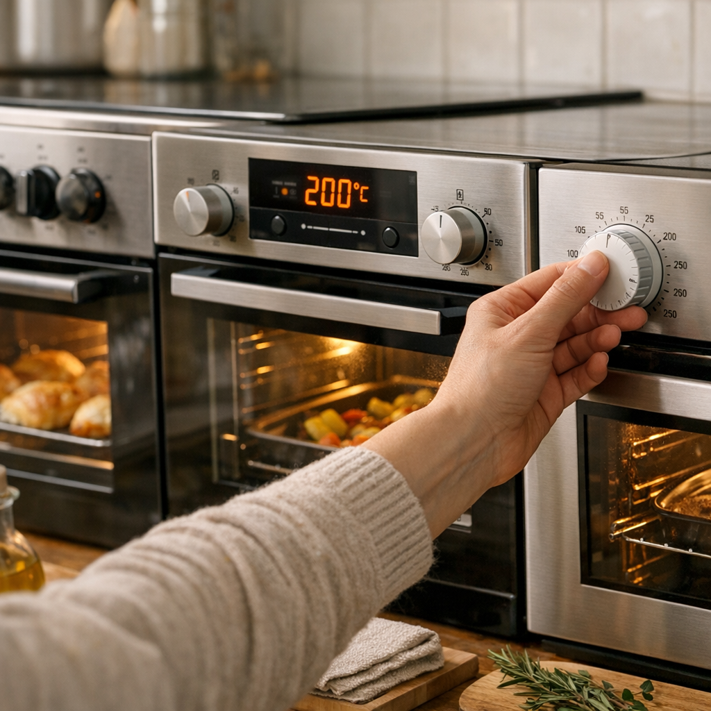 3. Four à gaz, électrique ou chaleur tournante : ajuster sans se tromper