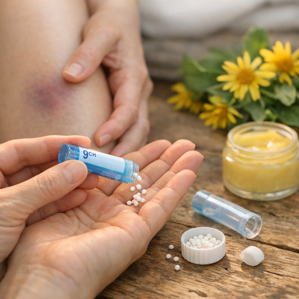 Quand prendre Arnica montana 9CH pour coups, bosses et douleurs musculaires&nbsp;?