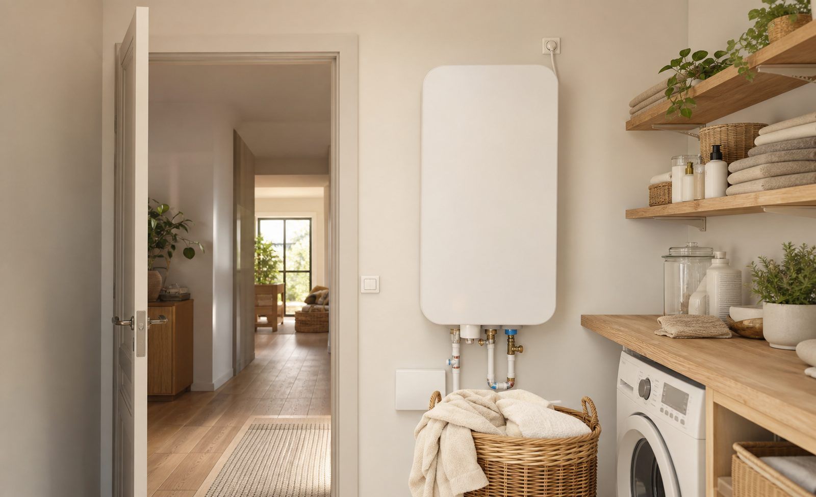 Installation&nbsp;: où placer un chauffe-eau électrique plat&nbsp;?