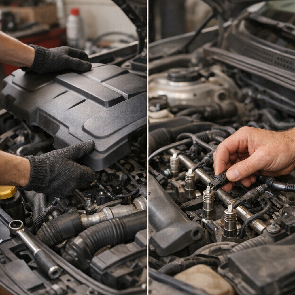 Comment changer les bougies de préchauffage : du cache moteur au connecteur