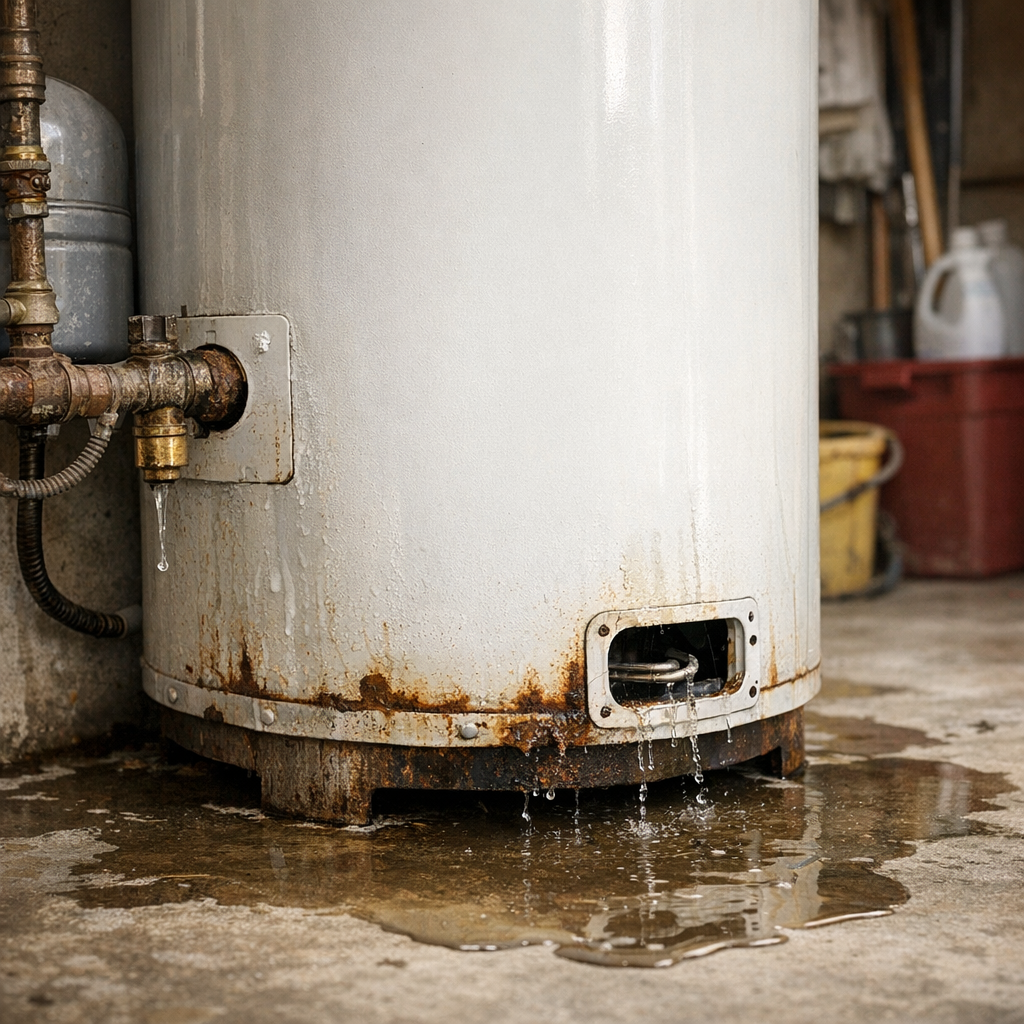 Les causes fréquentes d’un chauffe-eau qui fuit par le bas