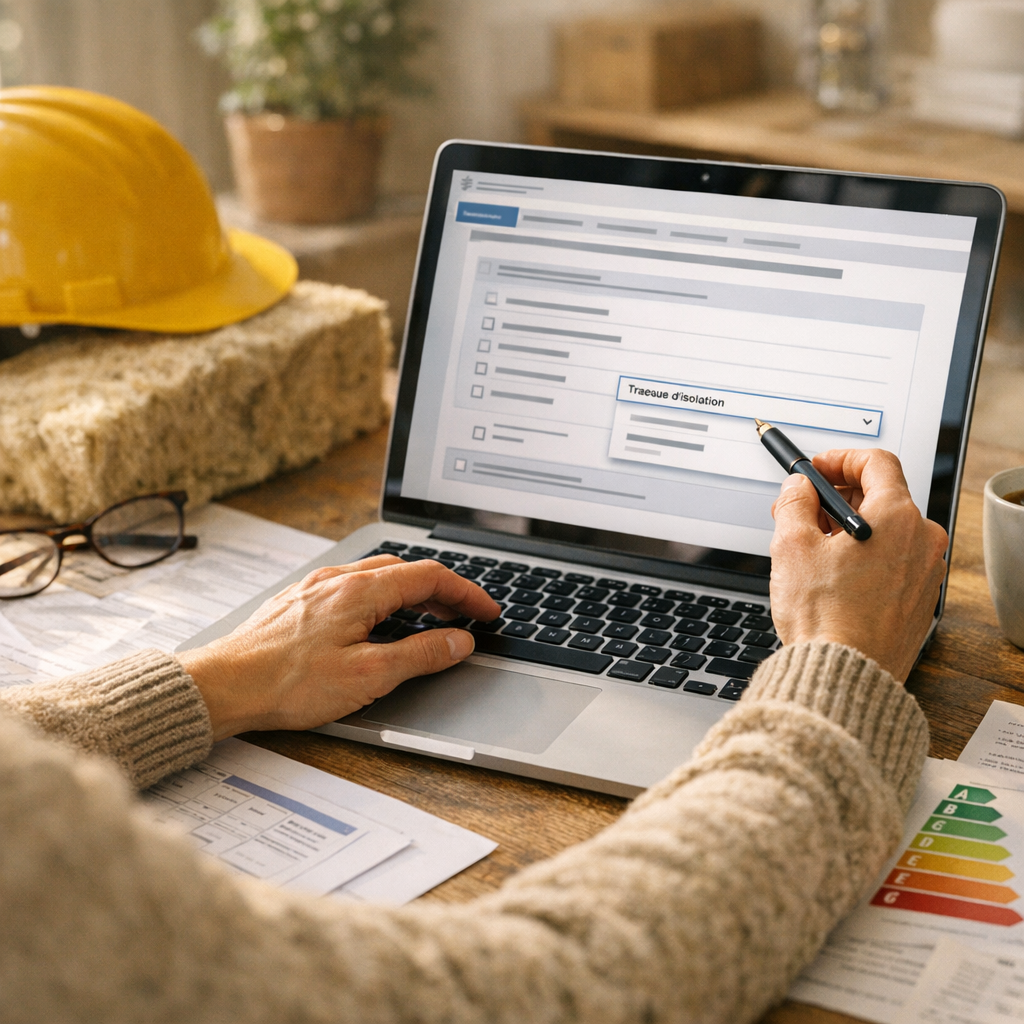 Où indiquer ses travaux d’isolation dans la déclaration en ligne&nbsp;?