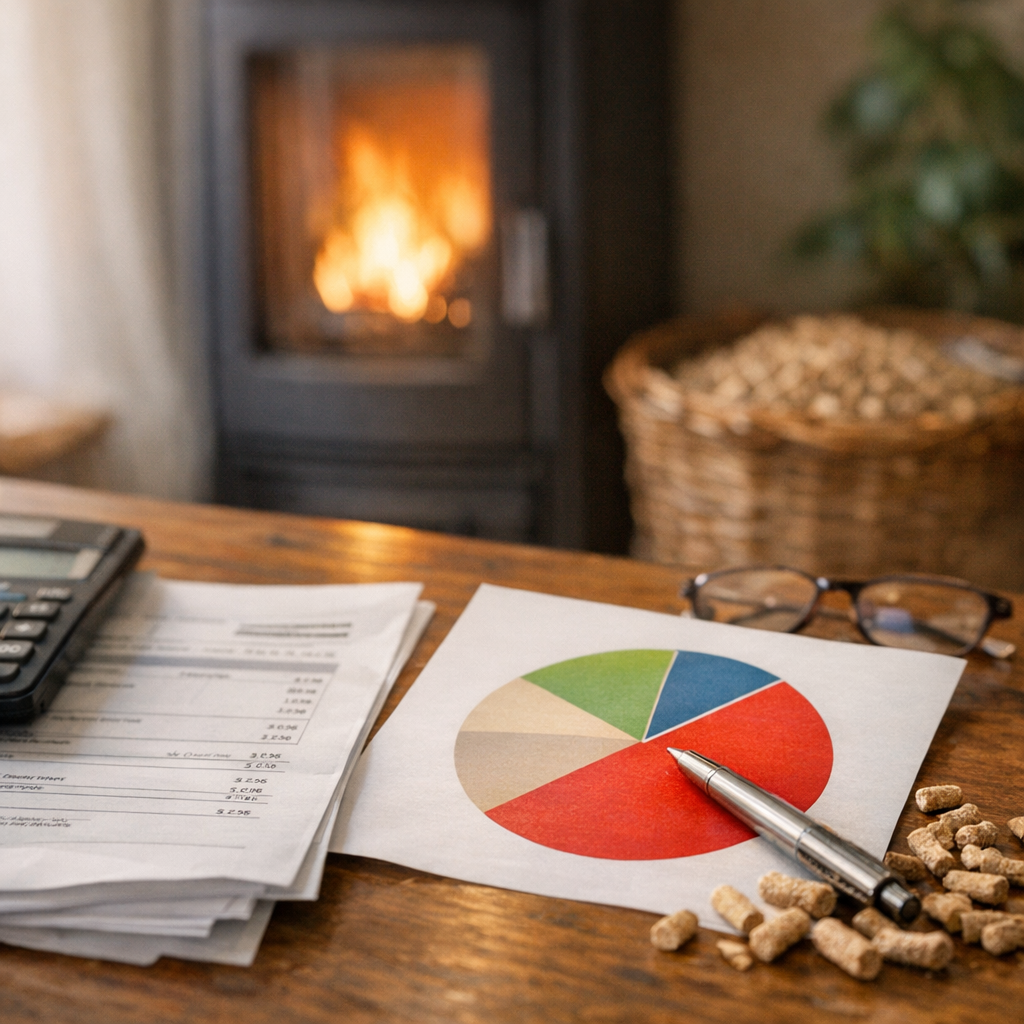 Quelle part de la facture vient réellement de l’électricité du poêle à granulés&nbsp;?