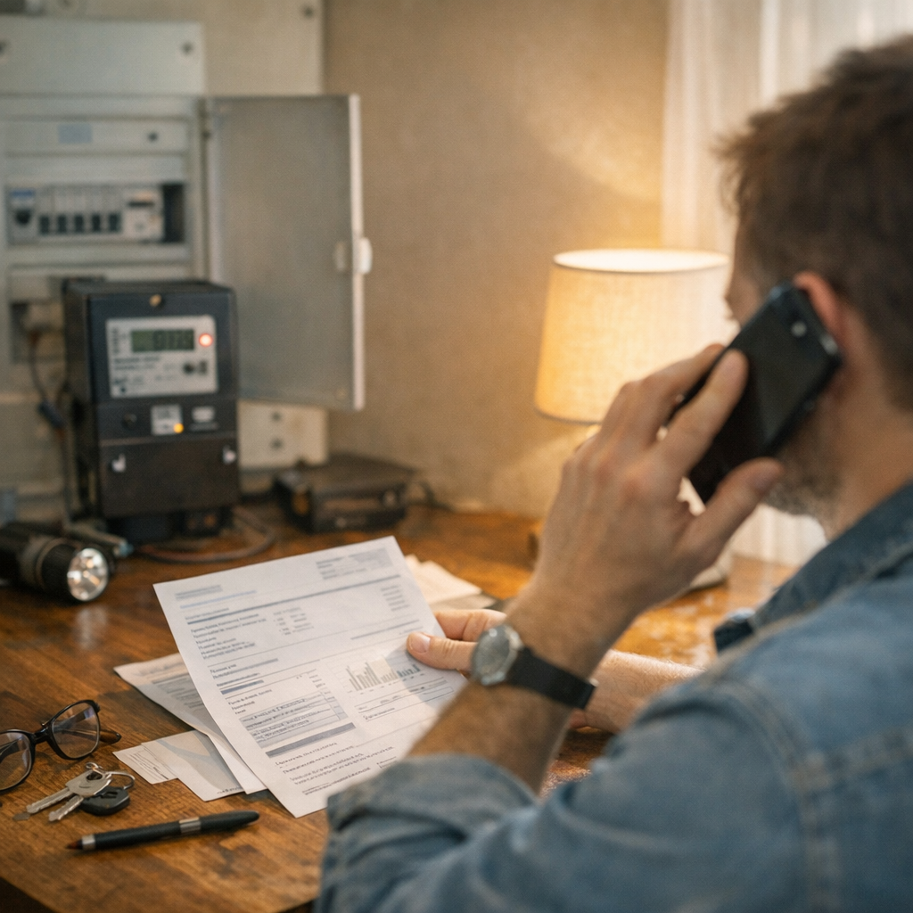 Panne, coupure ou compteur : faut-il appeler EDF ou Enedis ?
