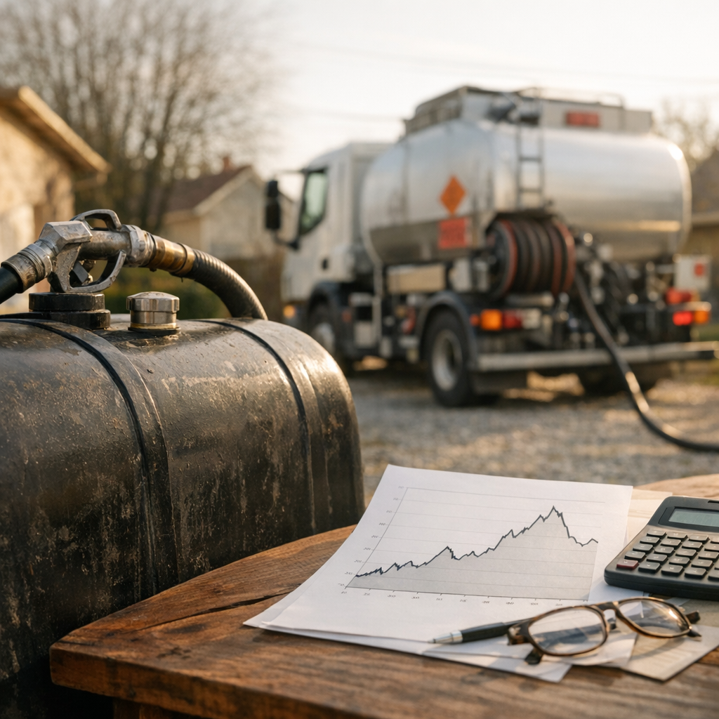 Évolution du prix du fuel : tendance récente sans surinterpréter