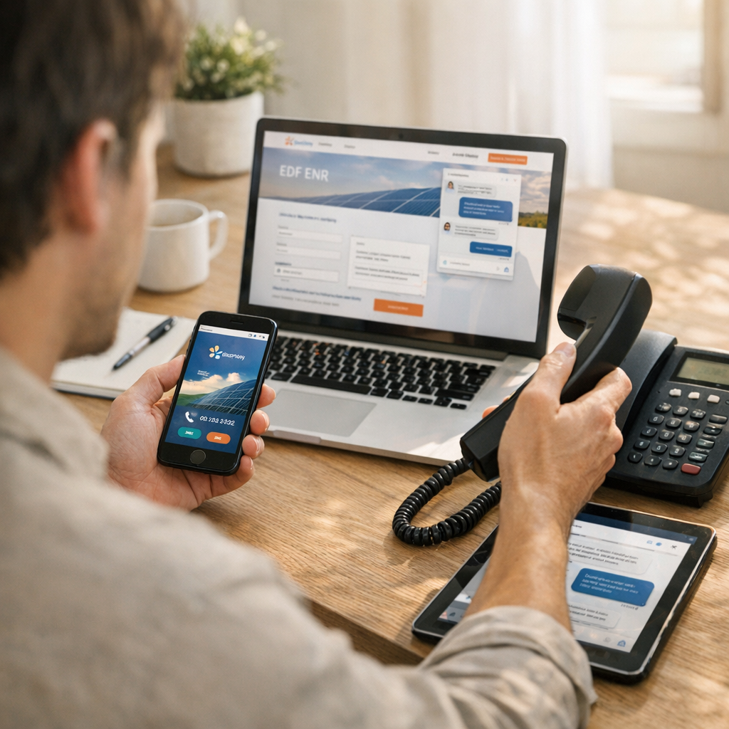 Contacter EDF ENR sans se tromper de canal
