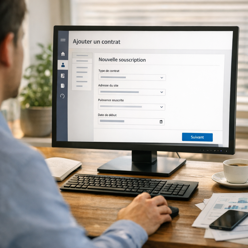 Comment ajouter un contrat sur Mon espace Client EDF entreprise&nbsp;?