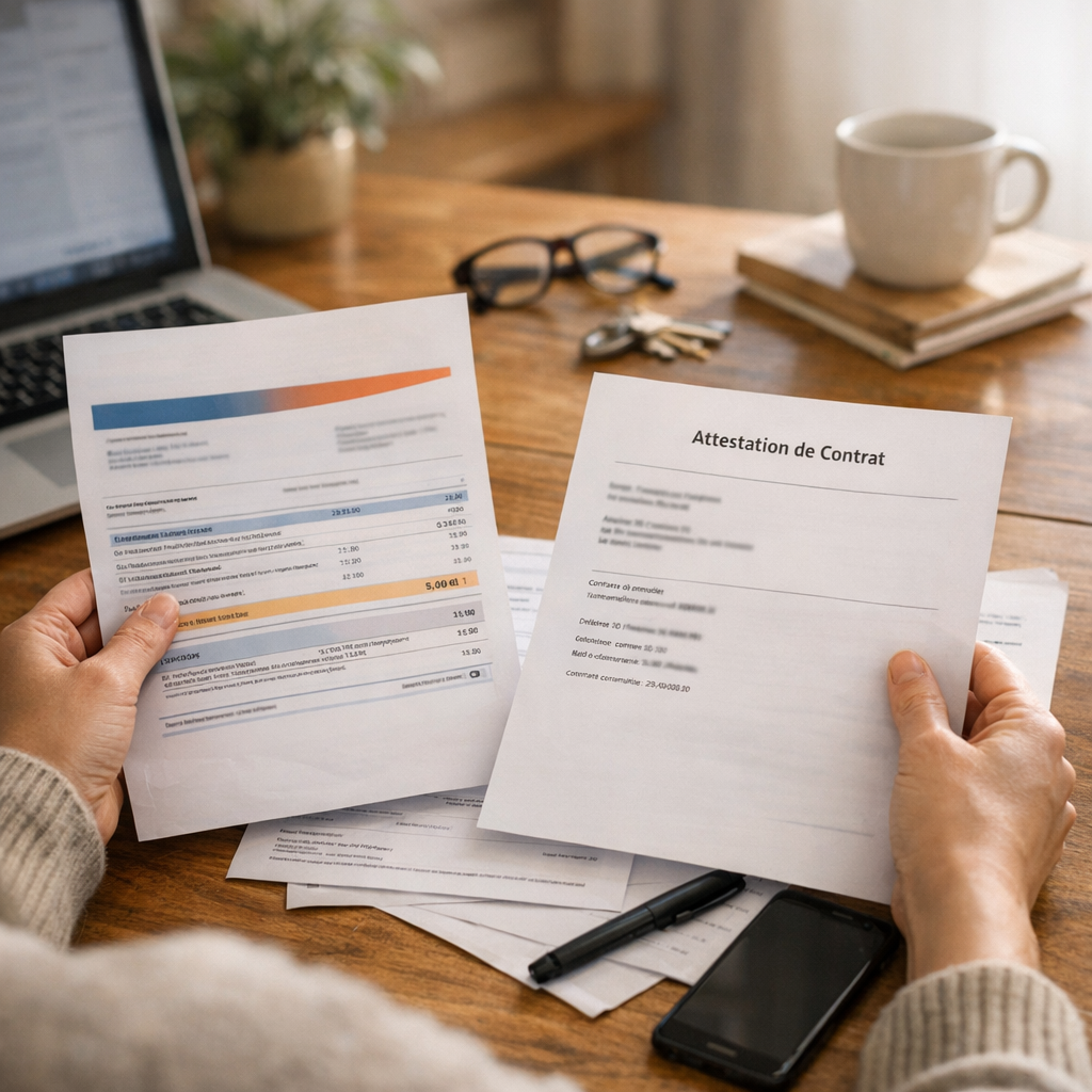 Facture EDF ou attestation de contrat&nbsp;: quel document choisir&nbsp;?
