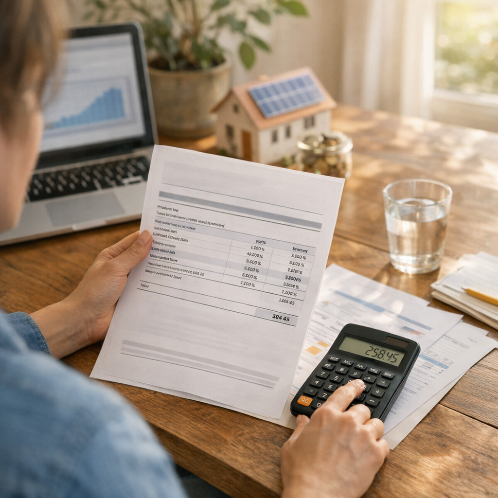 Cas chiffré&nbsp;: comprendre une facture de surplus sans inventer le tarif