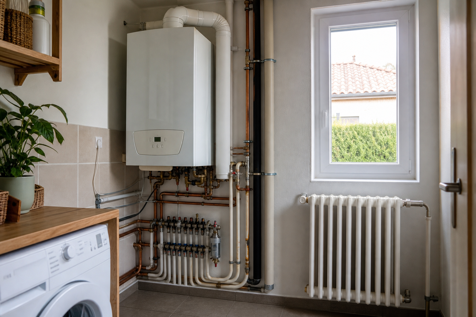Comment fonctionne un chauffage à eau dans une maison ?