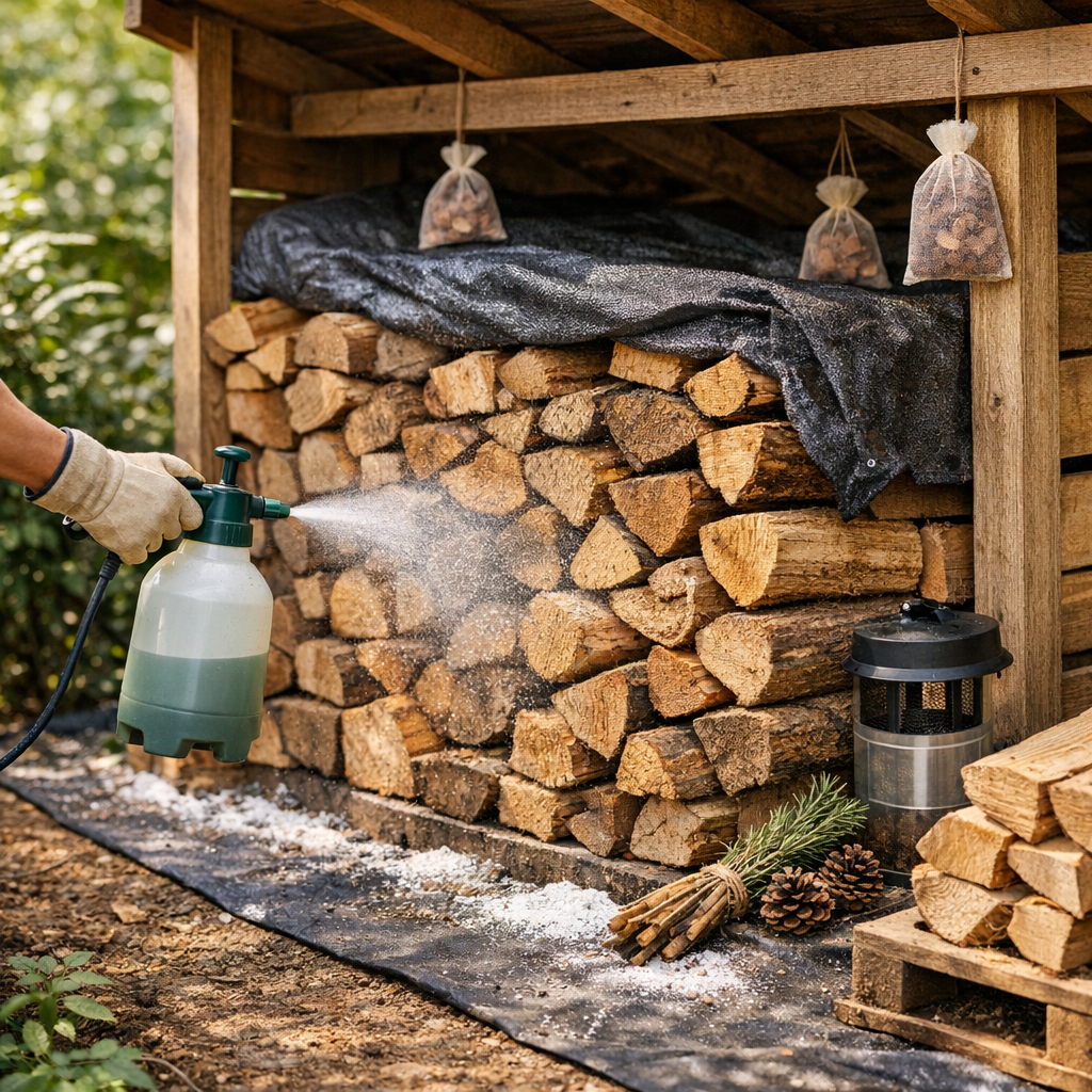 Comment éviter les insectes dans le bois de chauffage dès le stockage
