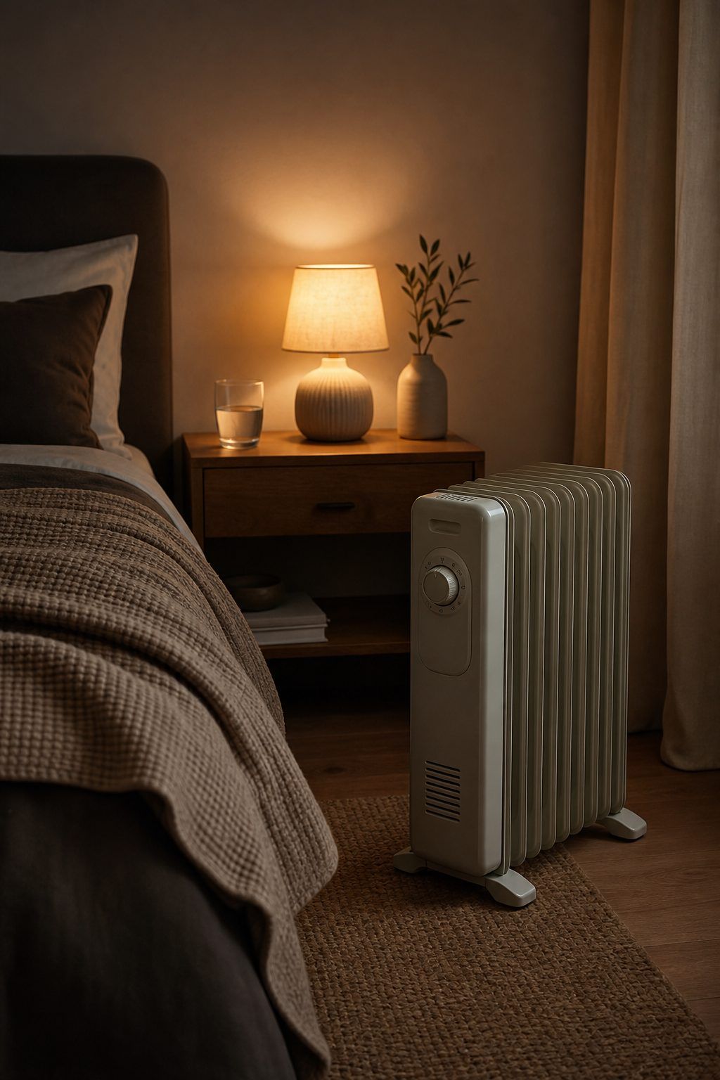 Comment régler un radiateur à bain d’huile pour la nuit ?