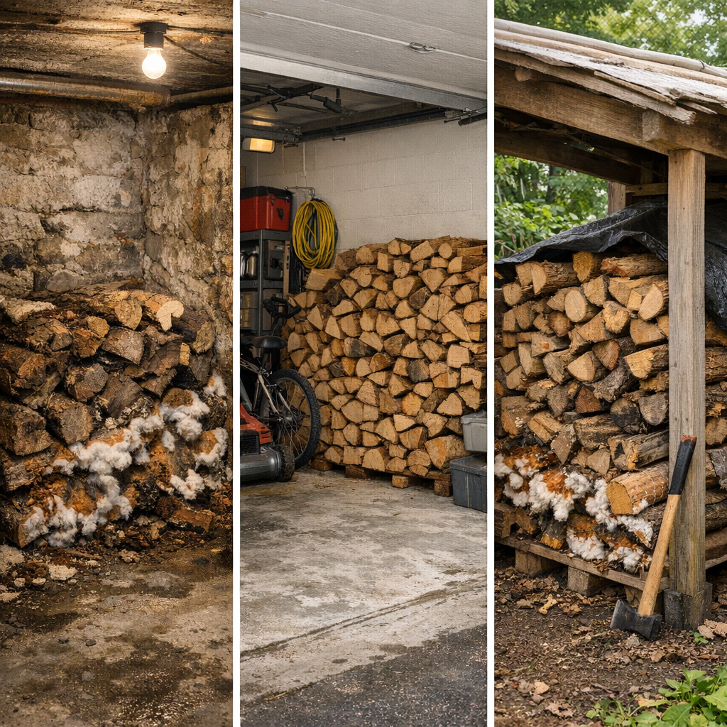 Arbre de décision terrain&nbsp;: cave, garage, abri extérieur, que faire du tas de bois&nbsp;?