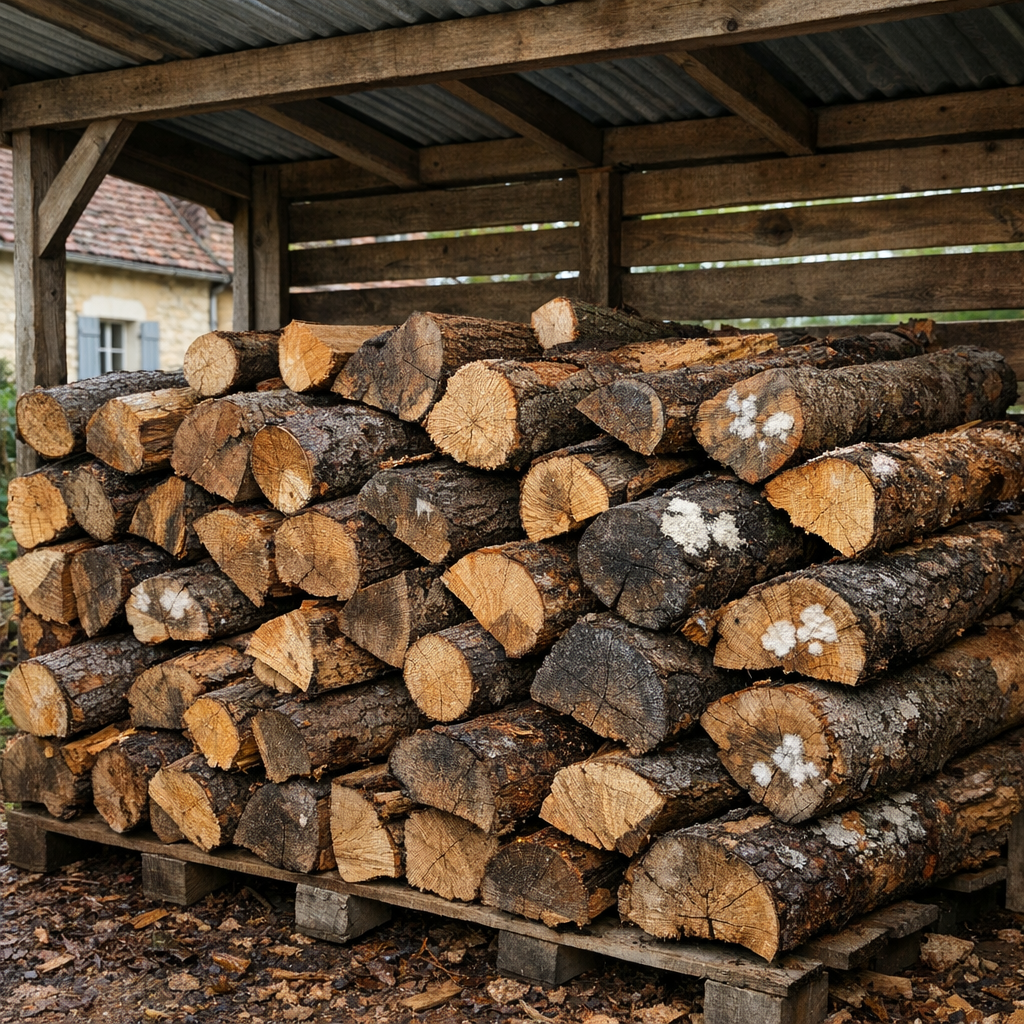 La Mérule sur bois de chauffage cache-t-elle un vrai danger ?