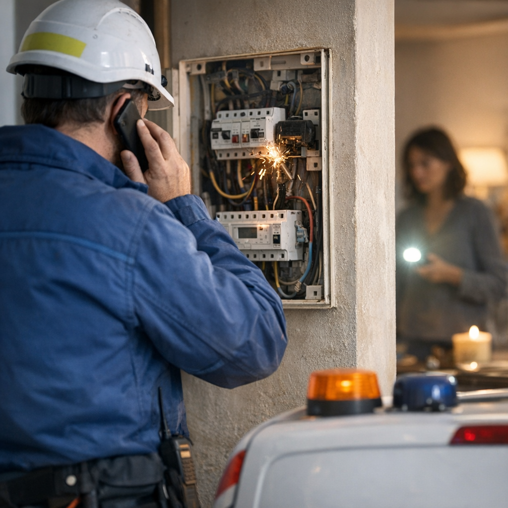Panne urgente du réseau électrique&nbsp;: le réflexe Enedis, pas EDF
