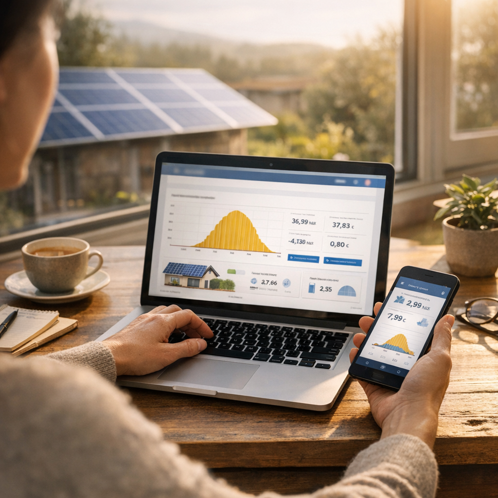 Suivre sa production photovoltaïque&nbsp;: ce que l’espace EDF OA permet vraiment