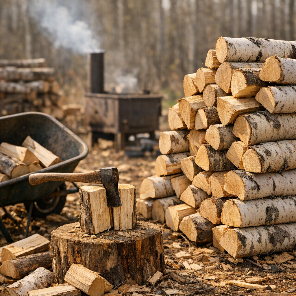 Utilisation optimale du peuplier comme bois de chauffage