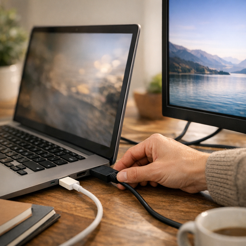 Brancher un ordinateur portable à un écran externe : la méthode simple