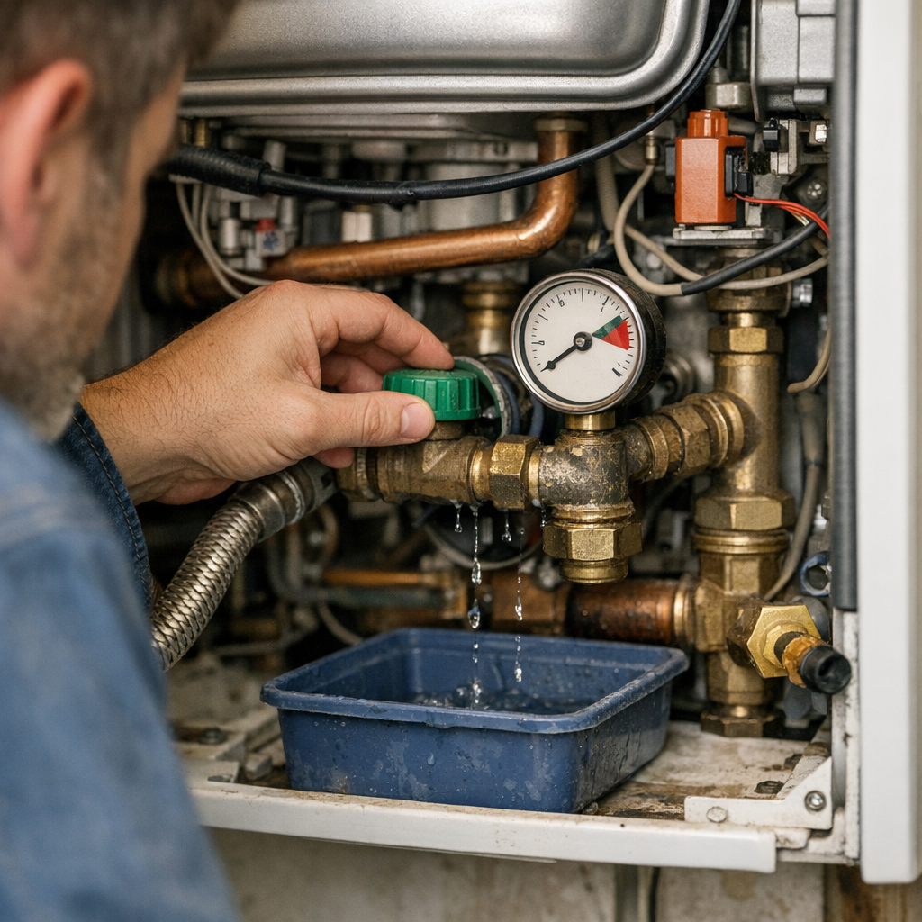 Pression trop basse : remonter l'eau du circuit sans masquer une fuite