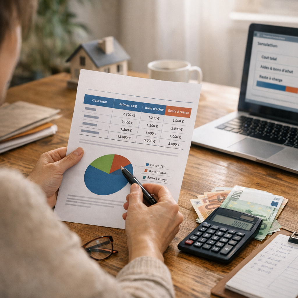 Montants, bons d’achat et reste à charge&nbsp;: comment lire une simulation