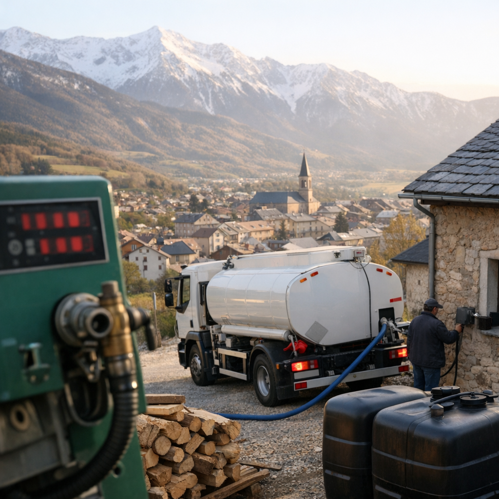 Tendance des prix du fioul à La Mure et dans les communes voisines