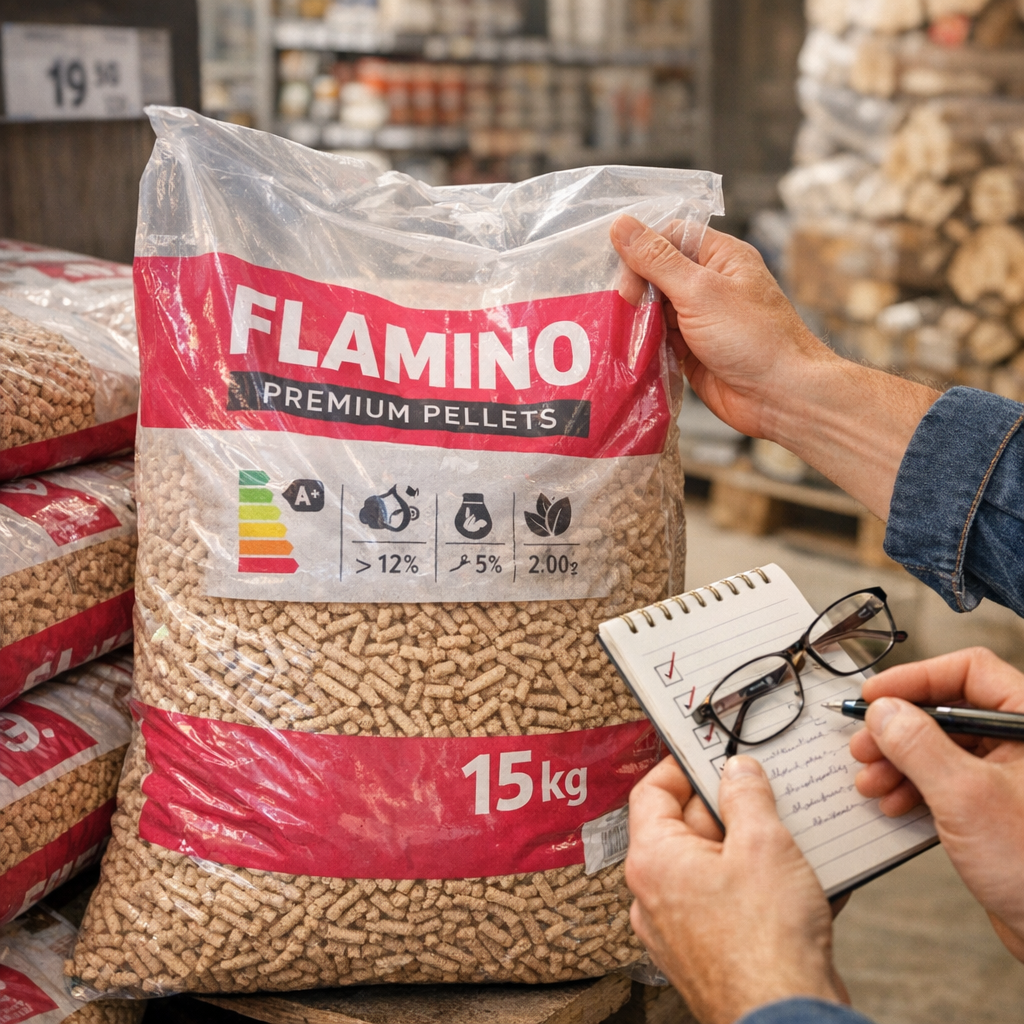 Pellets Flamino chez Super U&nbsp;: les critères à vérifier sur un sac de 15&nbsp;kg