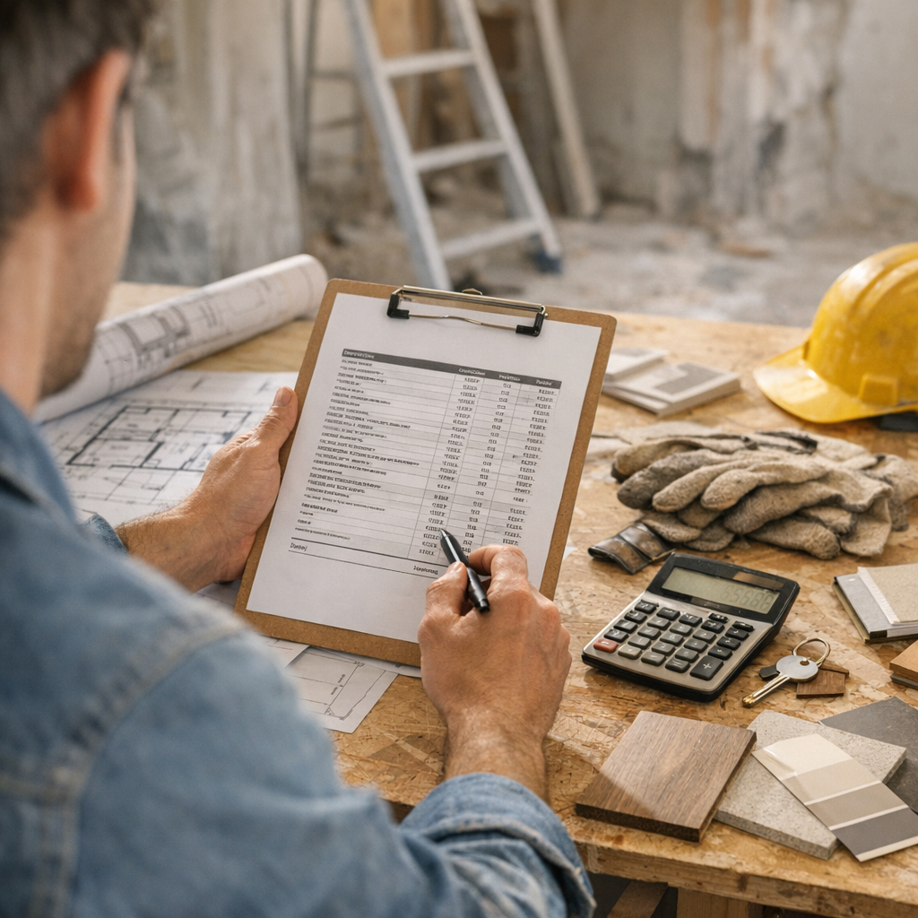 Méthode terrain&nbsp;: décoder un devis de rénovation sans se faire piéger