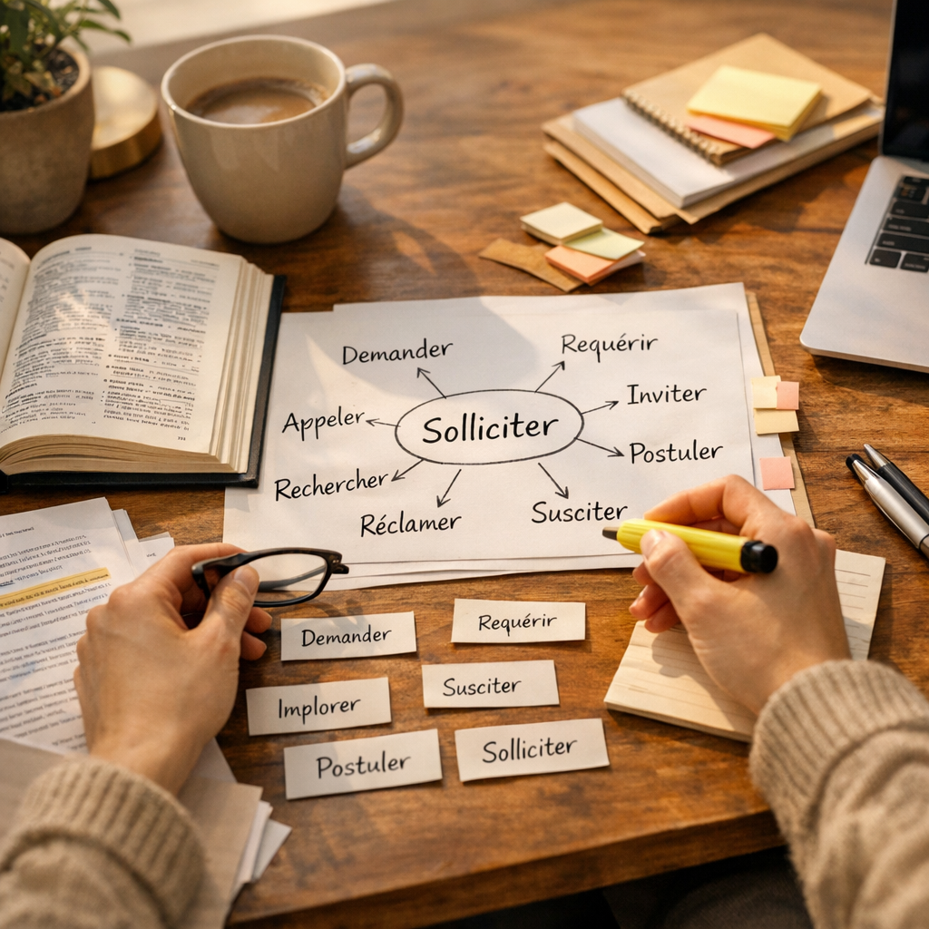 Synonymes de solliciter&nbsp;: choisir selon le contexte