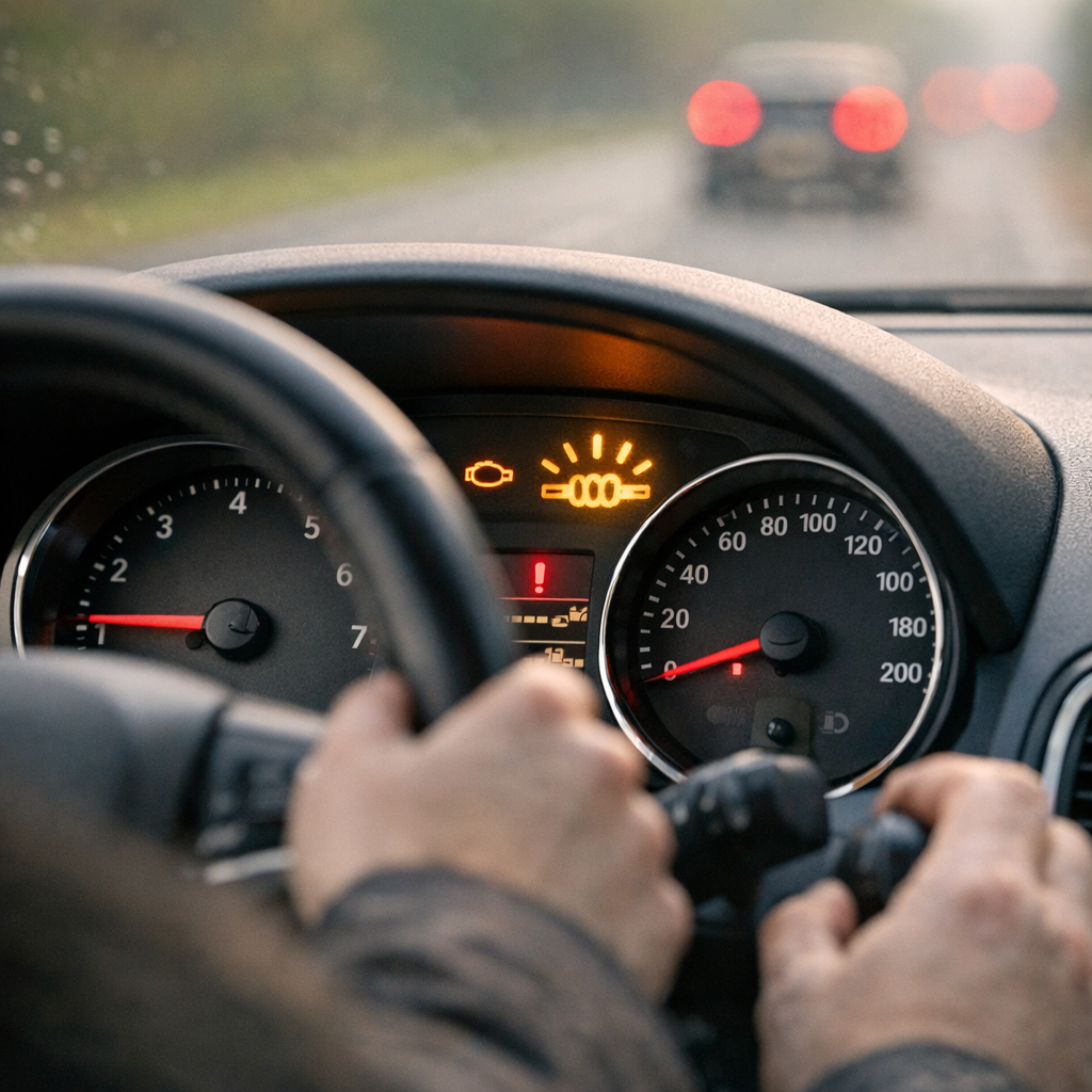 Que faire si le voyant préchauffage clignote en roulant ou après démarrage&nbsp;?