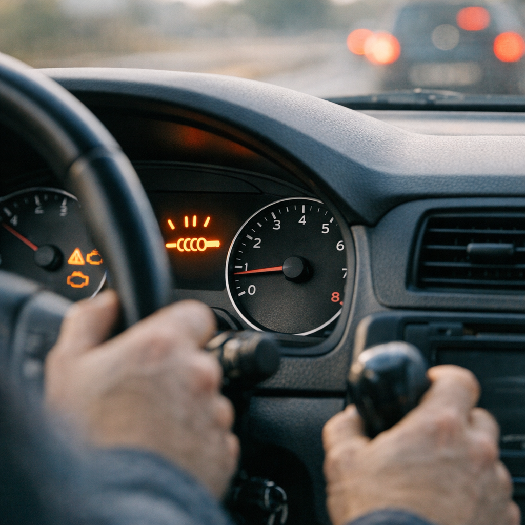 Que faire si le voyant préchauffage clignote en roulant ou après démarrage&nbsp;?